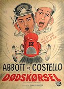 Buck Privates Come Home 1947 movie poster Abbott and Costello Abbott och Costello Cars and racing