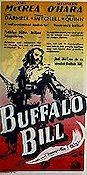 Buffalo Bill 1958 movie poster Joel McCrea Maureen O´Hara