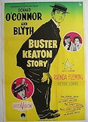 Buster Keaton Story 1958 movie poster Donald O´Connor Peter Lorre Buster Keaton