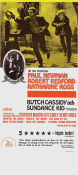 Butch Cassidy and the Sundance Kid 1969 movie poster Paul Newman Robert Redford Katharine Ross George Roy Hill