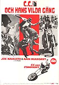 C.C. and Company 1970 movie poster Joe Namath Ann-Margret William Smith Seymour Robbie Motorcycles