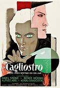 Cagliostro Liebe und Leben 1929 movie poster Hans Stüwe Renée Héribel Alfred Abel Richard Oswald