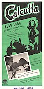 Calcutta 1946 movie poster Alan Ladd Gail Russell William bendox John Farrow