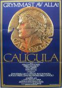 Caligula 1979 movie poster Malcolm McDowell Peter O´Toole Helen Mirren Tinto Brass