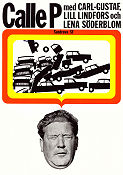 Calle P 1965 movie poster Carl-Gustaf Lindstedt Lena Söderblom Lill Lindfors Robert Brandt Cars and racing