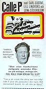 Calle P 1965 movie poster Carl-Gustaf Lindstedt Lena Söderblom Lill Lindfors Robert Brandt Cars and racing