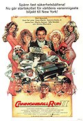 Cannonball Run II 1984 movie poster Burt Reynolds Frank Sinatra Dom DeLuise Dean Martin Richard Kiel Jackie Chan Shirley MacLaine Hal Needham Ladies Cars and racing Poster artwork: Drew Struzan