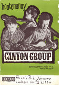 Canyon Group Värnamo 1965 poster Claes Jansson Lars Magnus Janson