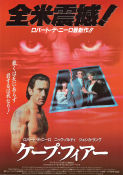 Cape Fear 1991 poster Robert De Niro Nick Nolte Jessica Lange Martin Scorsese