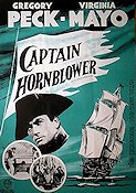 Captain Horatio Hornblower 1951 movie poster Gregory Peck Virginia Mayo