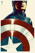 CAPTAIN AMERICA Mondo Phantom City Limited litho No 304 of 340 2012 poster Find more: Mondo Find more: Marvel Find more: Comics