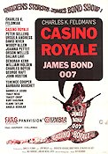 Casino Royale 1967 poster Peter Sellers David Niven Orson Welles Ursula Andress Val Guest Gambling Agenter