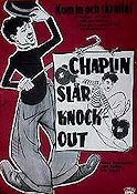 Chaplin slår knock-out 1955 movie poster Charlie Chaplin