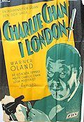 Charlie Chan in London 1934 movie poster Warner Oland Charlie Chan Eric Rohman art