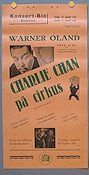 Charlie Chan at the Circus 1936 movie poster Warner Oland Charlie Chan