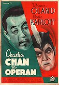 Charlie Chan at the Opera 1937 movie poster Warner Oland Boris Karloff Charlie Chan Eric Rohman art