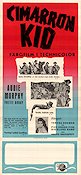 The Cimarron Kid 1952 movie poster Audie Murphy Beverly Tyler Yvette Dugay Budd Boetticher