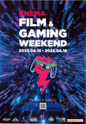 Cinema Film and Gaming Weekend 2023 poster Find more: Norrköping