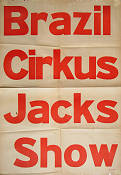 Cirkus Brazil Jack 1936 poster Circus