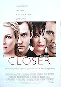 Closer 2004 poster Julia Roberts Mike Nichols