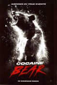 Cocaine Bear 2023 movie poster Keri Russell Alden Ehrenreich O´Shea Jackson Jr Elizabeth Banks
