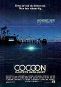 Cocoon 1985 poster Don Ameche Wilford Brimley Steve Guttenberg Ron Howard Skepp och båtar