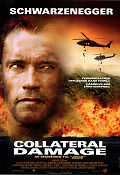 Collateral Damage 2002 movie poster Arnold Schwarzenegger John Leguizamo Francesca Neri Andrew Davis