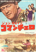 The Comancheros 1961 movie poster John Wayne Stuart Whitman Lee Marvin Michael Curtiz