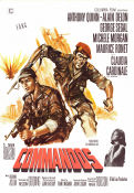 Commandos 1966 poster Anthony Quinn Alain Delon George Segal Claudia Cardinale Mark Robson