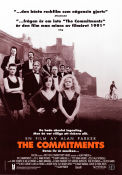 The Commitments 1991 movie poster Robert Arkins Michael Aherne Angeline Ball Alan Parker Writer: Roddy Doyle Rock and pop