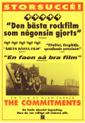 The Commitments 1991 movie poster Robert Arkins Michael Aherne Angeline Ball Alan Parker Writer: Roddy Doyle Rock and pop
