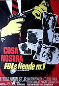 Cosa Nostra An Arch Enemy of FBI 1967 movie poster Efrem Zimbalist Telly Savalas Mafia Police and thieves
