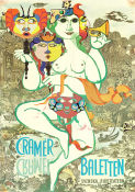 Cramérbaletten 1979 poster Find more: Balett Find more: Teater Artistic posters