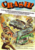 Crash! 1976 movie poster José Ferrer Sue Lyon John Ericson Charles Band Cars and racing