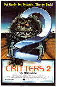 Critters 2 1988 movie poster Scott Grimes Don Keith Opper Mick Garris