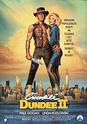 Crocodile Dundee II 1988 movie poster Paul Hogan Linda Kozlowski John Meillon John Cornell