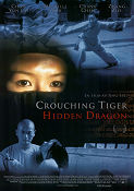 Crouching Tiger Hidden Dragon 2000 movie poster Chow Yun Fat Michelle Yeoh Ziyi Zhang Ang Lee Martial arts Asia