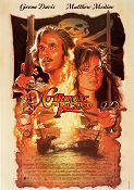 Cutthroat Island 1995 movie poster Geena Davis Matthew Modine Renny Harlin Adventure and matine