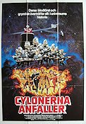 Mission Galactica: The Cylon Attack 1978 movie poster Lorne Greene Richard Hatch Dirk Benedict Spaceships