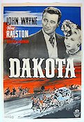 Dakota 1947 movie poster John Wayne Vera Ralston