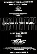 Dancer in the Dark 1999 movie poster Björk Catherine Deneuve Stellan Skarsgård Lars von Trier Denmark