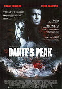 Dante´s Peak 1997 poster Pierce Brosnan Linda Hamilton Jamie Renée Smith Roger Donaldson