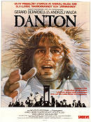 Danton 1983 poster Gerard Depardieu Wojciech Pszoniak Anne Alvaro Andrzej Wajda