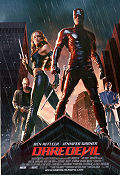 Daredevil 2003 movie poster Ben Affleck Jennifer Garner Colin Farrell Mark Steven Johnson Find more: Marvel From comics