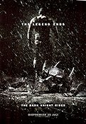 The Dark Knight Rises 2012 poster Christian Bale Christopher Nolan