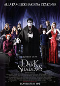 Dark Shadows 2012 poster Johnny Depp Michelle Pfeiffer Eva Green Tim Burton