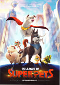 DC League of Super-Pets 2022 movie poster Dwayne Johnson Sam J Levine Production: DC Comics Animation Dogs
