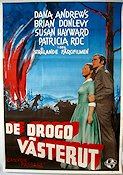 Canyon Passage 1946 movie poster Dana Andrews Brian Donlevy Susan Hayward Jacques Tourneur