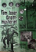 Five Have a Mystery to Solve 1964 movie poster Enid Blyton