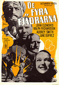 De fyra fjädrarna 1939 poster John Clements Ralph Richardson C Aubrey Smith Zoltan Korda